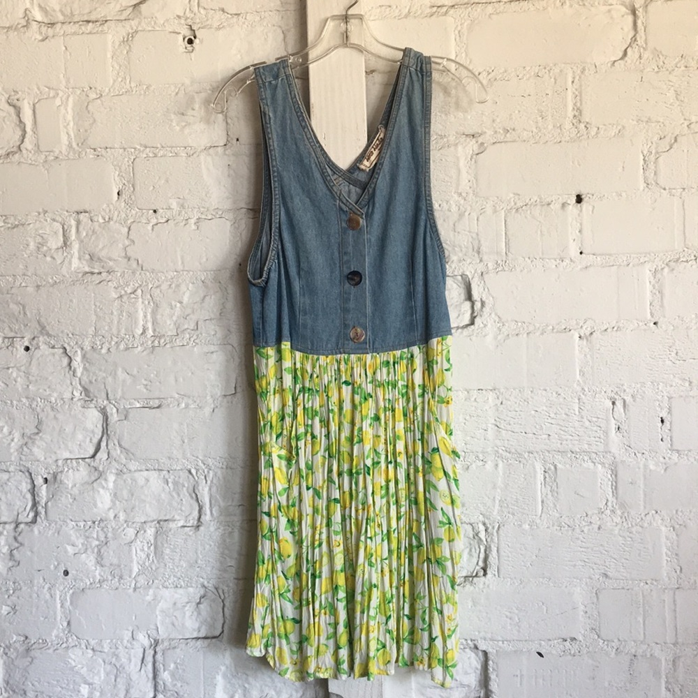 Vintage Loco Lindo Denim Tank Summer Dress